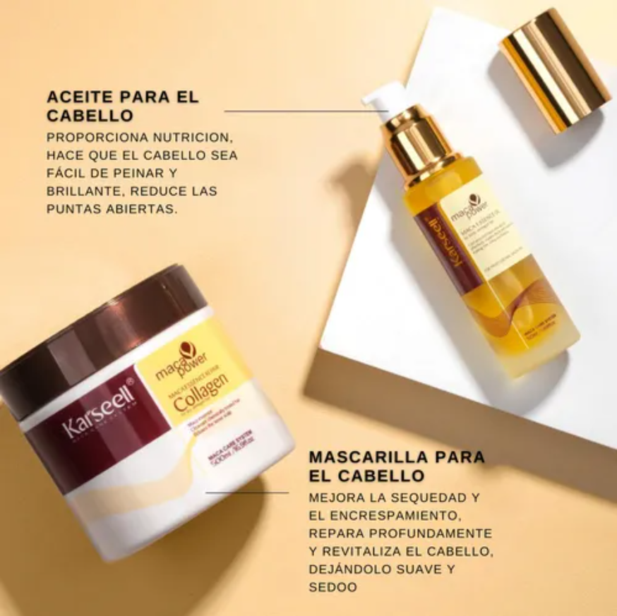 Karseell Combo – Reparación + Anti Frizz ✨